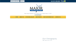 Desktop Screenshot of major-chiro.com